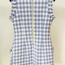 Jessica Bara Kymmie Tweed Mini Blazer Dress