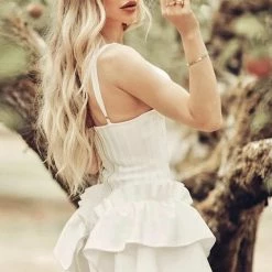 Influencer Style Jessica Bara Oakley Bandage Bodycon Mini Dress