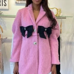 Jessica Bara Addie Silver Button Bow Jacket