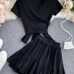 Jessica Bara Clarabel Crop Top And Skirt Two Piece Set Reve Doll Essentials