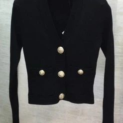 Jessica Bara Ellis Long Sleeve Knit Cardigan