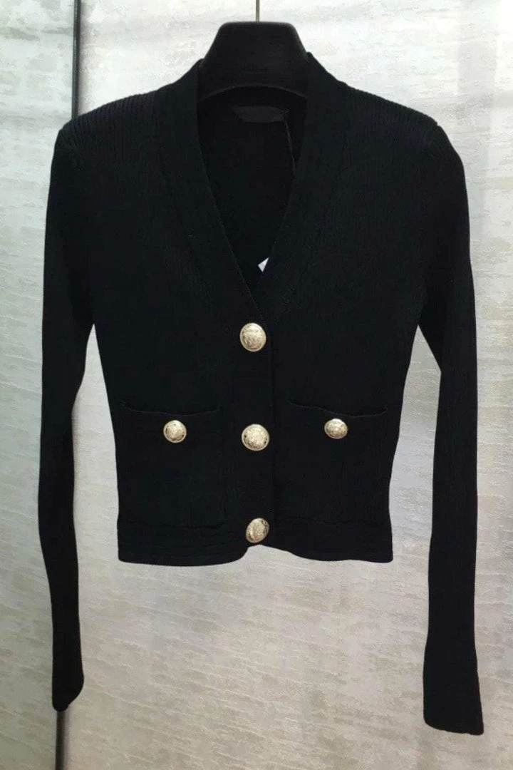 Jessica Bara Ellis Long Sleeve Knit Cardigan