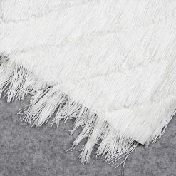 The Event Shop Jessica Bara Aphrodite High Neck Fringe Tassel Dress