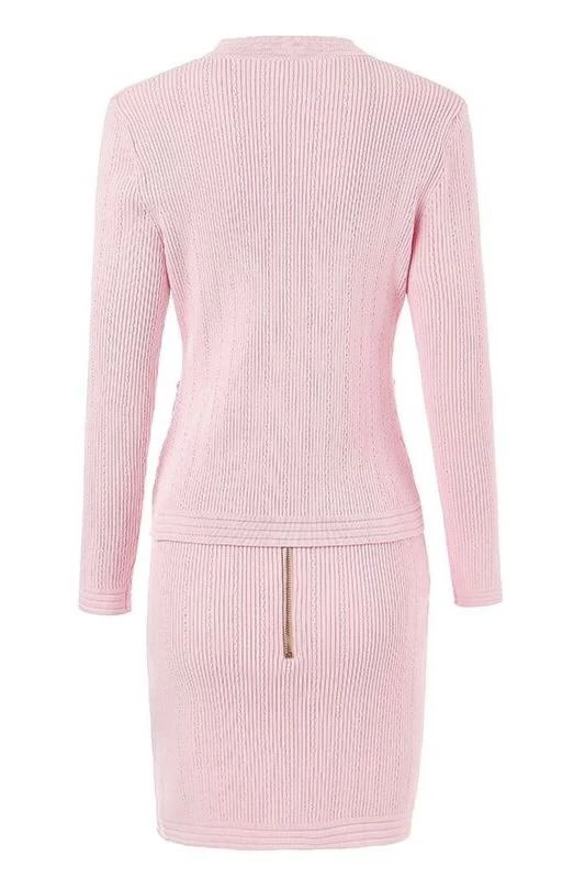 Jessica Bara Eloise Gold Button Two Piece Set