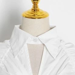 Jessica Bara Reign Long Sleeve Cut Out Crop Top