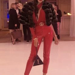 Jessica Bara Stan Latex Pants Influencer Style