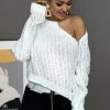 Reve Doll Essentials Jessica Bara Dani Long Sleeve Zipper Sweater