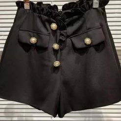 Jessica Bara Amity Ruffle Pearl Button Shorts Reve Doll Essentials