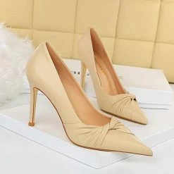 Jessica Bara Adrienne Knotted Pointed Toe Heel