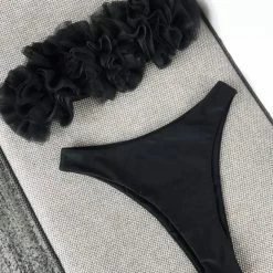 Influencer Style Jessica Bara Bobby Tube Top Organza Bikini Set