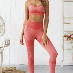 Jessica Bara Roxy Sports Bra And Legging Two Piece Set Tops