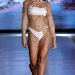 Influencer Style Jessica Bara Bea One Shoulder Cut Out Bikini Set