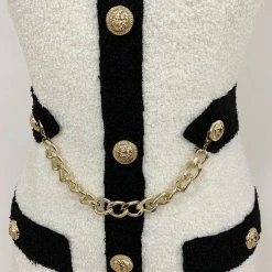 Jessica Bara Noah Halter Neck Belted Mini Dress Influencer Style