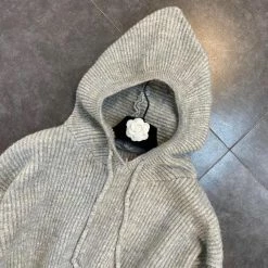 Reve Doll Essentials Jessica Bara Claire Long Sleeve Hooded Knit Dress