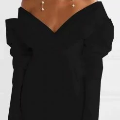 Jessica Bara Florence Off The Shoulder Long Sleeve Dress Dresses