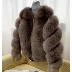 Best Sellers Jessica Bara Gavin Leather & Fur Long Sleeve Jacket