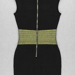 Jessica Bara Clover Colorblock Bodycon Mini Dress Dresses