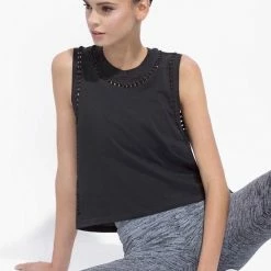 Tops Track & Bliss Knot Tank