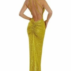 Nicole Bakti Sequins Strappy Back Gown