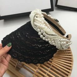 Jessica Bara Leo Pearl Lace Visor Summer Lovin'