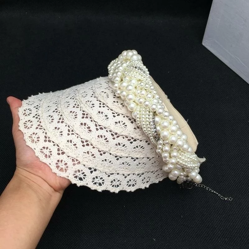 Jessica Bara Leo Pearl Lace Visor Summer Lovin'