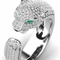 The Event Shop Jessica Bara Karter Rhinestone Panther Ring