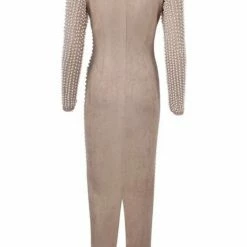Jessica Bara Iggy Beaded Long Sleeve Maxi Dress Summer Lovin'