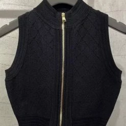 Reve Doll Essentials Jessica Bara Brian Sleeveless Knit Crop Top