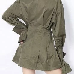 Summer Lovin' Jessica Bara Monte Long Sleeve Pleated Mini Dress