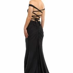 Atria Off The Shoulder Strappy Back Gown The Event Shop