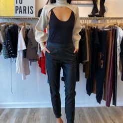 Jessica Bara Kingsley Turtleneck Knit Extreme Crop Top Influencer Style