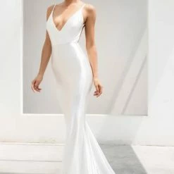 Best Sellers Jessica Bara Naija V-Neck Backless Gown