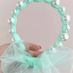 Accessories Jessica Bara Addie Pearl Ribbon Headband