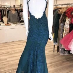 Jessica Bara Marianne Lace Backless Bodycon Gown The Event Shop