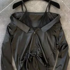 Jessica Bara Rahnee Off The Shoulder Lace Blouse