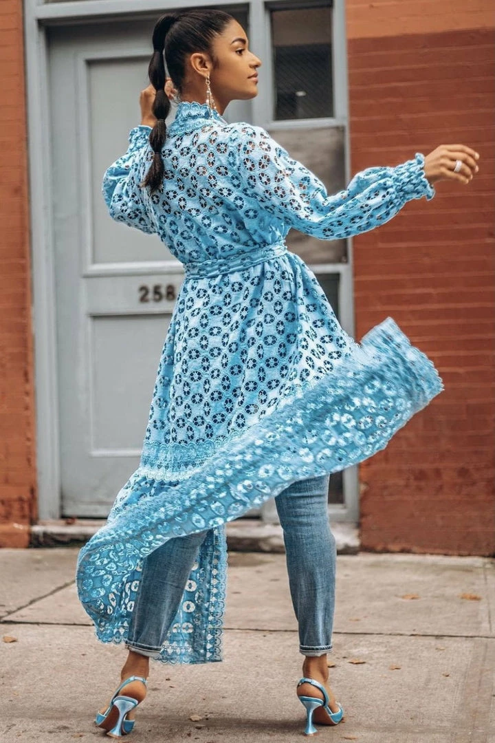 Jessica Bara Anastasia Lace Maxi Cover Up