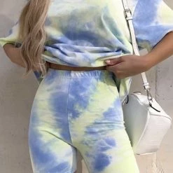 Jessica Bara Kenya Tie Dye Top And Short Two Piece Set