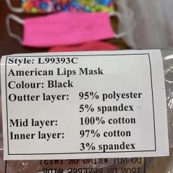 SALE American Lips Protective Face Masks