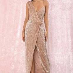 The Event Shop Jessica Bara Emilie One Shoulder Sequin Gown