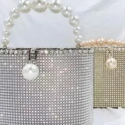 Jessica Bara Roxie Pearl And Diamond Clutch The Event Shop