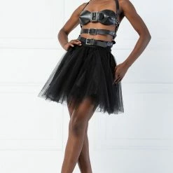 Jessica Bara Emaline High Waisted Tulle Ballerina Skirt Birthday Suit
