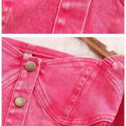 Jessica Bara Karla Denim Long Sleeve Romper Summer Lovin'