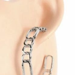 Jessica Bara Alexandra Metal Hoop Earring