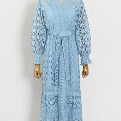 Jessica Bara Anastasia Lace Maxi Cover Up
