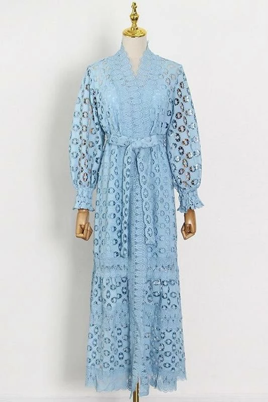Jessica Bara Anastasia Lace Maxi Cover Up