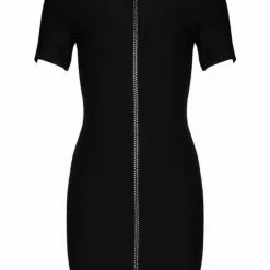 Dresses Jessica Bara Cailin Bodycon Zip Up Mini Dress