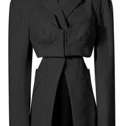 Jessica Bara Ariyah Long Sleeve Bustier Cut Out Blazer The 9-5 Shop