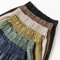 Jessica Bara Carlos PU Leather Elastic Waist Shorts Reve Doll Essentials