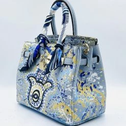 Anca Barbu Handpainted Hamsa Handbag Reve Doll Essentials