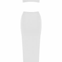 Jessica Bara Gracie Knit Cut Out Maxi Dress Cindy Prado